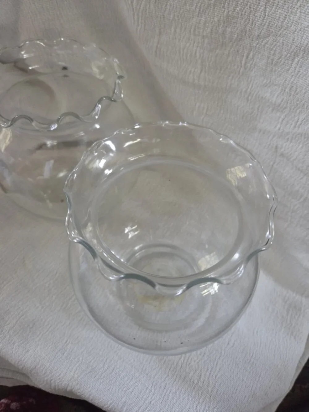Set of 2 Vintage Indiana Glass Co. 5¼ 
